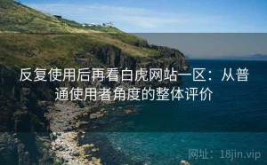 反复使用后再看白虎网站一区：从普通使用者角度的整体评价