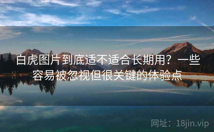 白虎图片到底适不适合长期用？一些容易被忽视但很关键的体验点